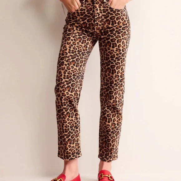 BODEN Leopard slim jeans - Picture 2 of 3